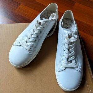Stuart Weitzman White Sneakers Leather Size 8